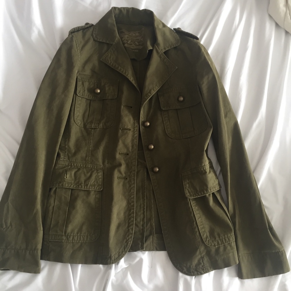 Army green jacket